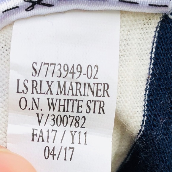 Old Navy Relaxed Mariner Stripe Top - Picture 6 of 7